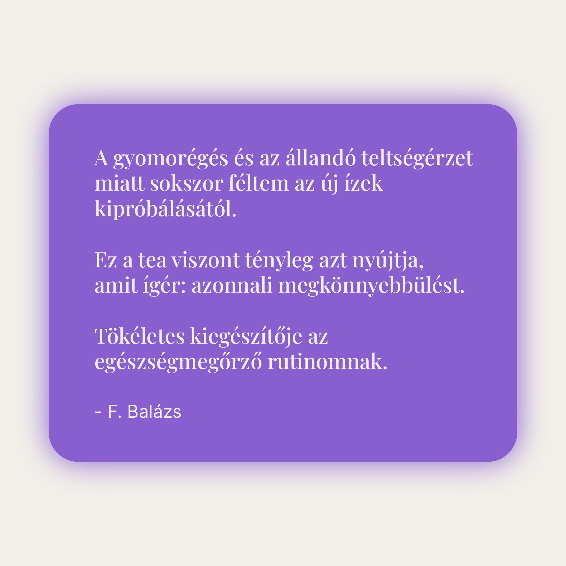Az Emésztés Harmóniája Tea